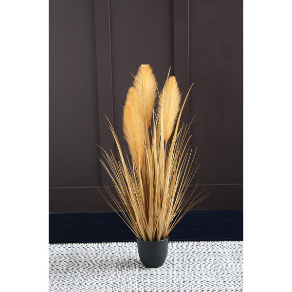 The Seasonal Aisle 90Cm Artificial Pampas Grass in Pot Wayfair.co.uk